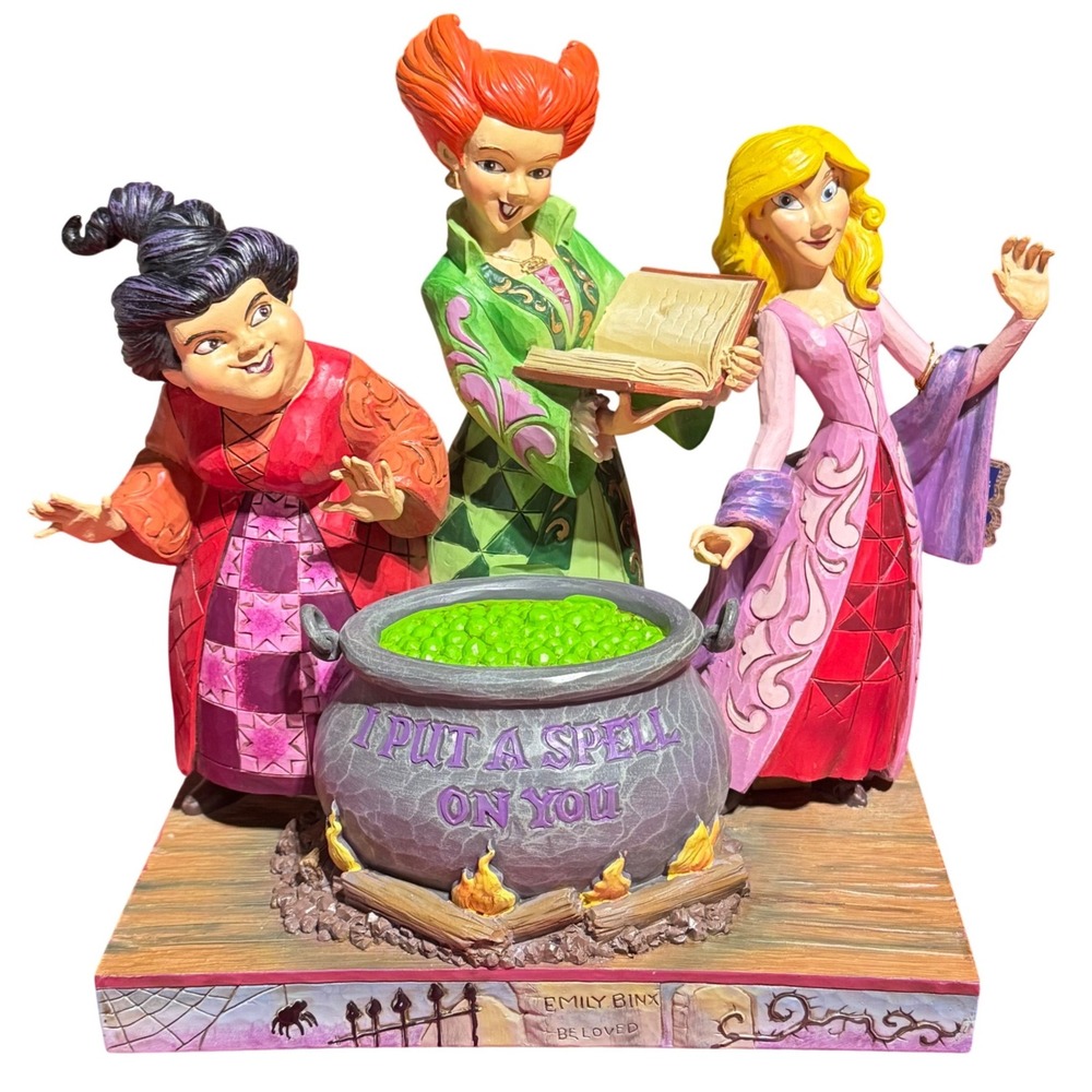 Jim Shore Disney Traditions Hocus Pocus Sanderson Sisters "I Put A Spell On You"